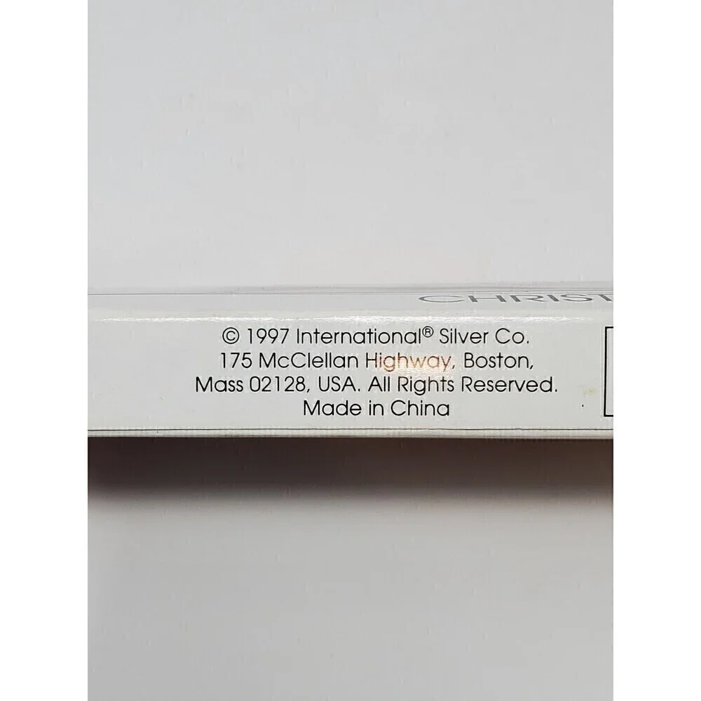 NOS INTERNATIONAL SILVER COMPANY CHRISTMAS SERVING TROWEL PIE  SERVEWARE 1997